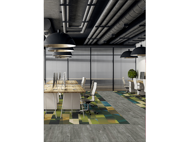 Edge Lit nouvelle collection audacieuse de dalles de moquette et de