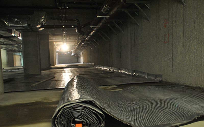 Tapis drainant DELTA drainage sous dallage — free download